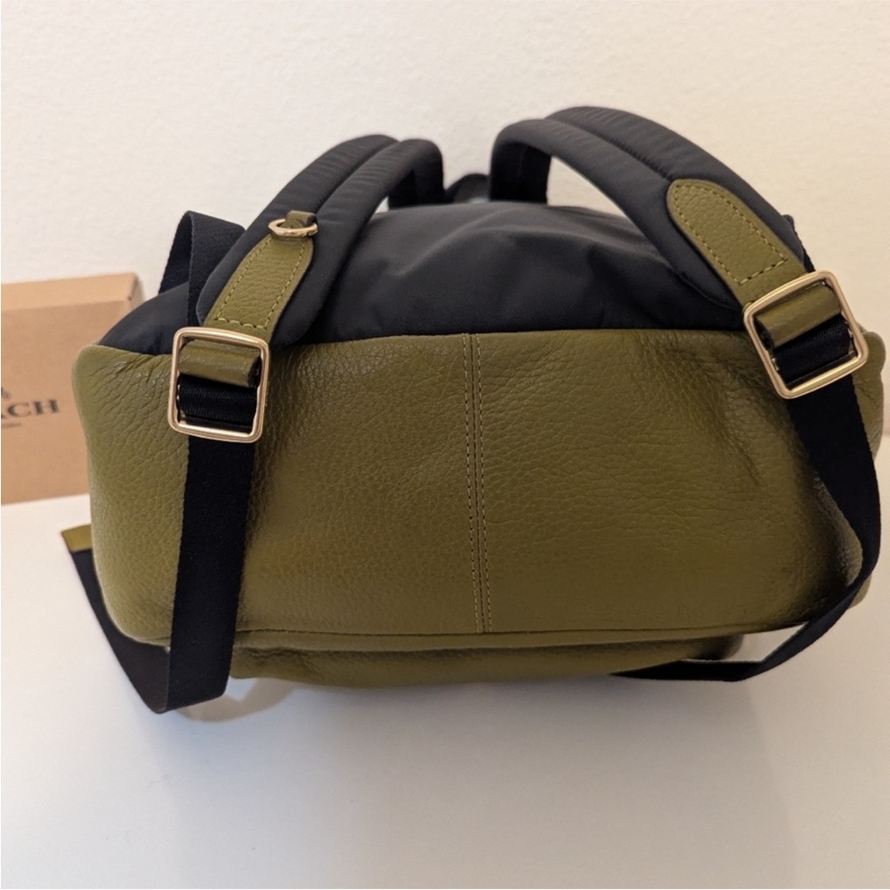 Coach Charlie Olive Green Backpack - Picture 7 of 9